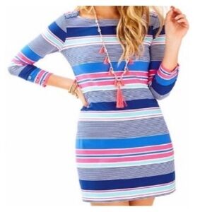 Lilly Pulitzer Kaleidoscope Multicolor Striped Dress